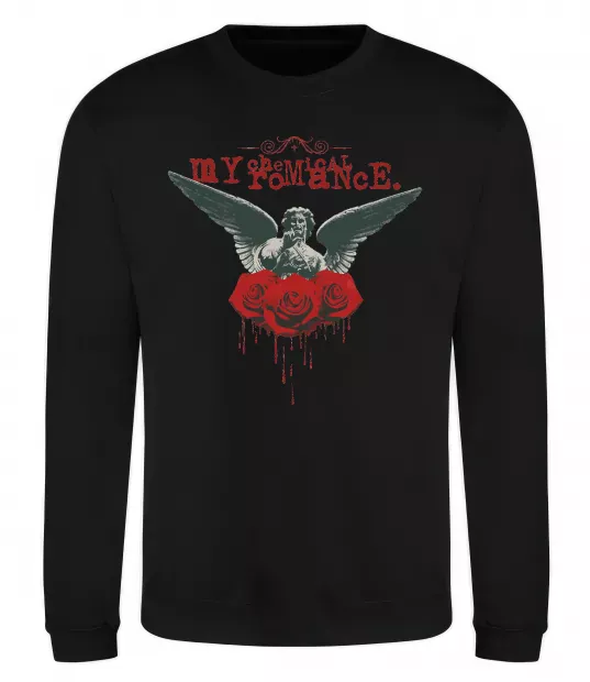 Світшот Roses angel My Chemical Romance Чорний фото