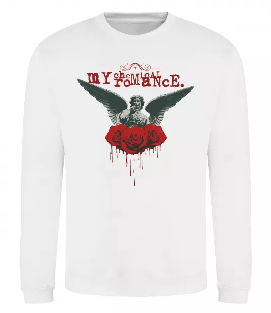 Світшот Roses angel My Chemical Romance Білий фото