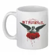 Чашка керамическая Roses angel My Chemical Romance Белый фото