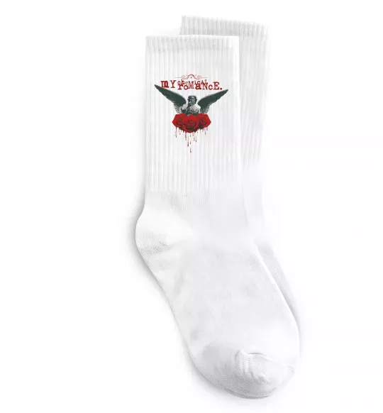 Носки Roses angel My Chemical Romance Белый фото