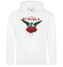 Жіноча толстовка (худі) Roses angel My Chemical Romance Білий фото