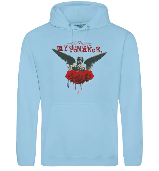 Жіноча толстовка (худі) Roses angel My Chemical Romance Блакитний фото