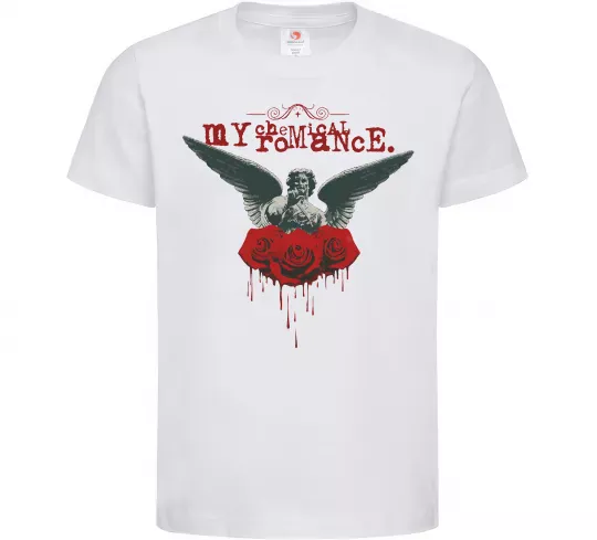 Дитяча футболка Roses angel My Chemical Romance Білий фото