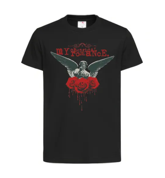 Дитяча футболка Roses angel My Chemical Romance Чорний фото