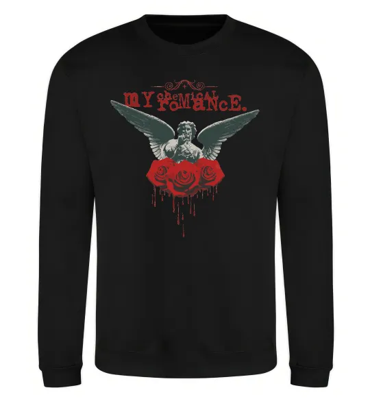 Свитшот Roses angel My Chemical Romance Черный фото
