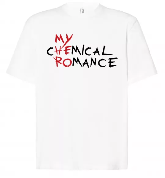 Футболка Оверсайз My cHEmical ROmance HERO Белый фото