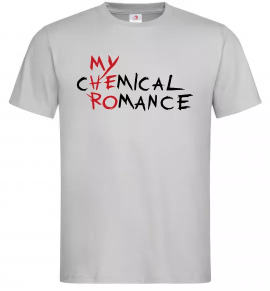 Чоловіча футболка My cHEmical ROmance HERO Сірий фото