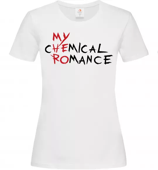 Жіноча футболка My cHEmical ROmance HERO Білий фото