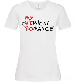 Женская футболка My cHEmical ROmance HERO Белый фото