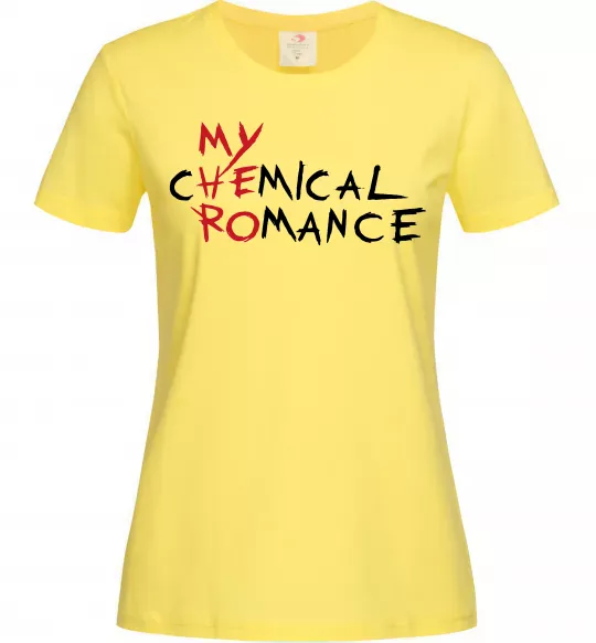 Жіноча футболка My cHEmical ROmance HERO Лимонний фото