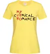 Жіноча футболка My cHEmical ROmance HERO Лимонний фото