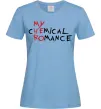 Жіноча футболка My cHEmical ROmance HERO Блакитний фото