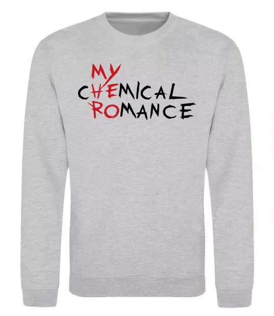 Свитшот My cHEmical ROmance HERO Серый меланж фото