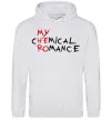 Мужская толстовка (худи) My cHEmical ROmance HERO Серый меланж фото
