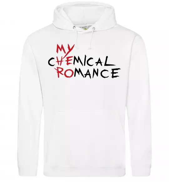 Женская толстовка (худи) My cHEmical ROmance HERO Белый фото