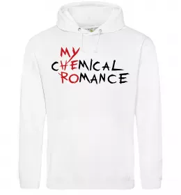 Жіноча толстовка (худі) My cHEmical ROmance HERO Білий фото