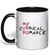 Чашка с цветной ручкой My cHEmical ROmance HERO Черный фото
