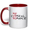 Чашка с цветной ручкой My cHEmical ROmance HERO Красный фото