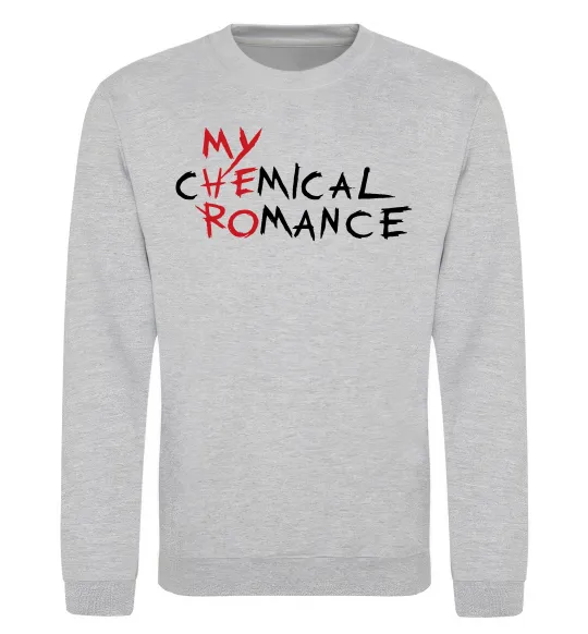 Світшот My cHEmical ROmance HERO Сірий меланж фото