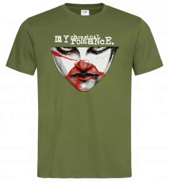 Чоловіча футболка My Chemical Romance I`m not ok Оливковий фото