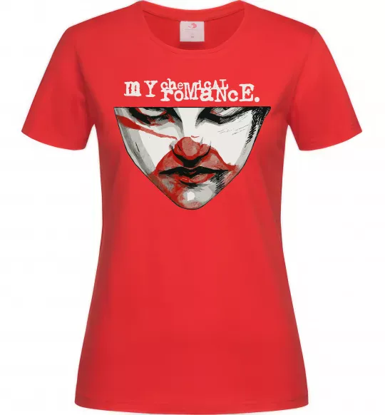Женская футболка My Chemical Romance I`m not ok Красный фото