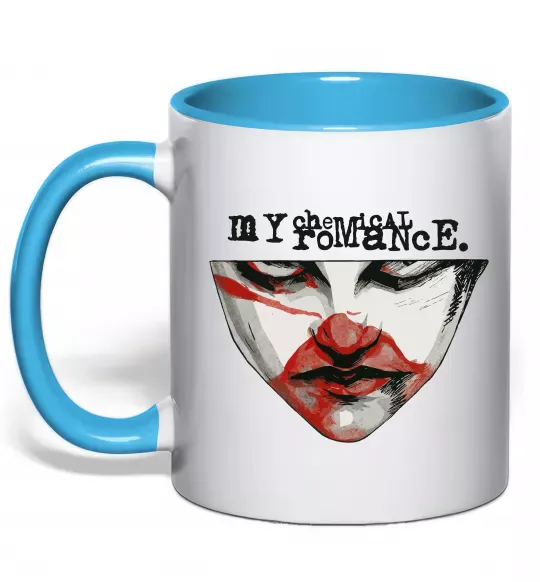 Чашка с цветной ручкой My Chemical Romance I`m not ok Голубой фото