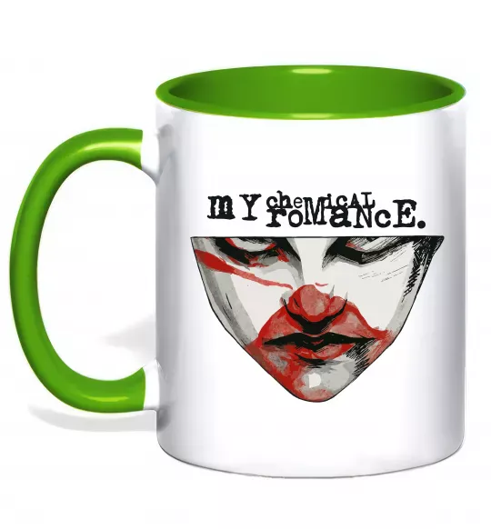 Чашка с цветной ручкой My Chemical Romance I`m not ok Зеленый фото