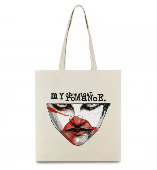 Эко-сумка My Chemical Romance I`m not ok Бежевый фото