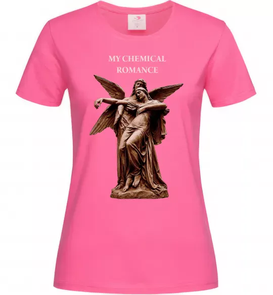 Жіноча футболка My Chemical Romance Angels Яскраво-рожевий фото