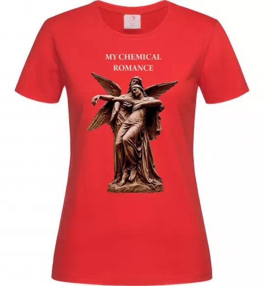 Жіноча футболка My Chemical Romance Angels Червоний фото