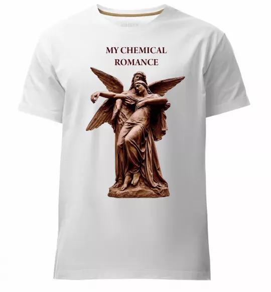 Чоловіча преміум футболка My Chemical Romance Angels Білий фото