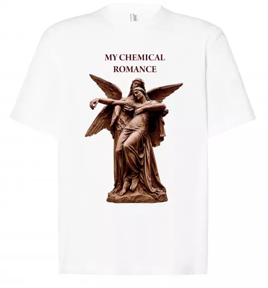 Футболка Оверсайз My Chemical Romance Angels Белый фото