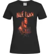 Женская футболка Billie Eilish red Черный фото
