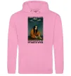 Женская толстовка (худи) Isn`t it lovely all alone Розовый фото