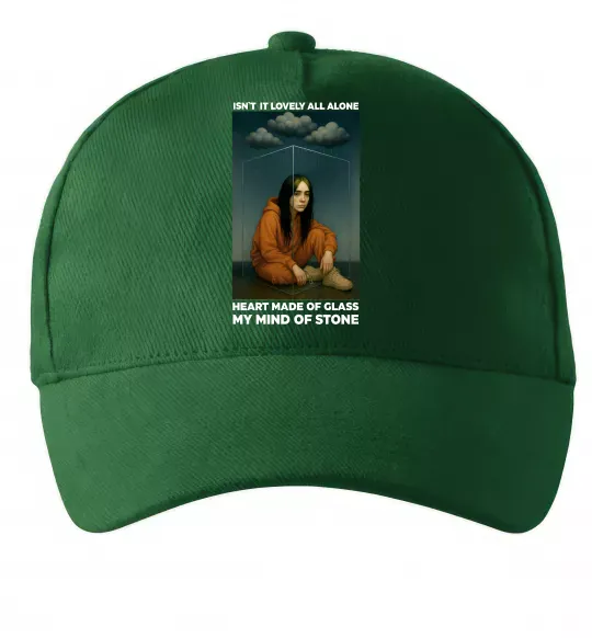 Кепка Isn`t it lovely all alone Темно-зелений фото