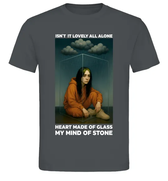 Мужская футболка Isn`t it lovely all alone Графит фото