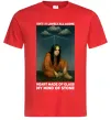 Мужская футболка Isn`t it lovely all alone Красный фото