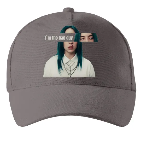 Кепка I`m the bad guy Сірий фото