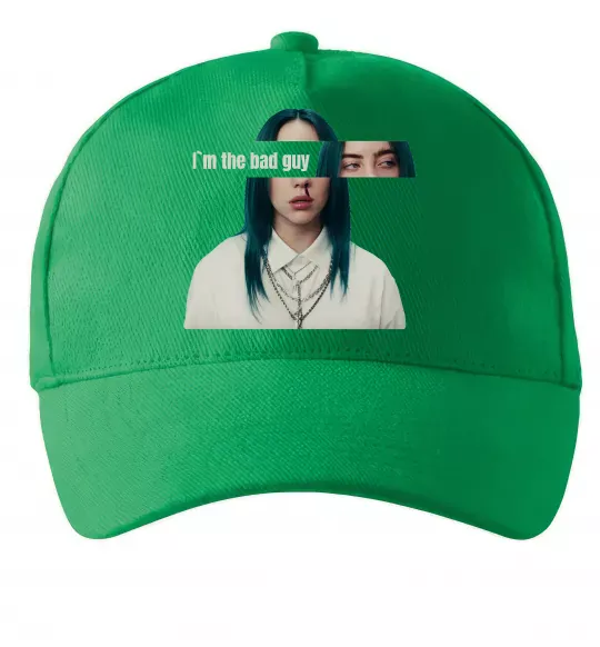 Кепка I`m the bad guy Зеленый фото