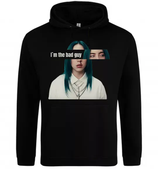 Чоловіча толстовка (худі) I`m the bad guy Чорний фото