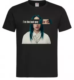 Мужская футболка I`m the bad guy Черный фото