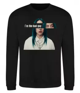 Свитшот I`m the bad guy Черный фото