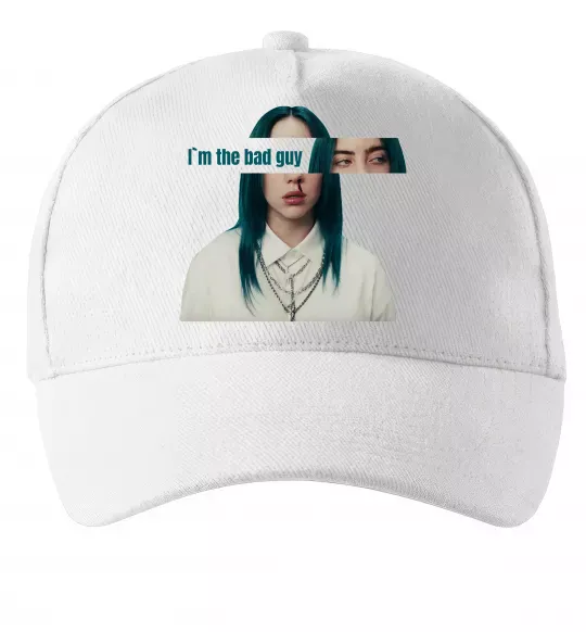 Кепка I`m the bad guy Белый фото