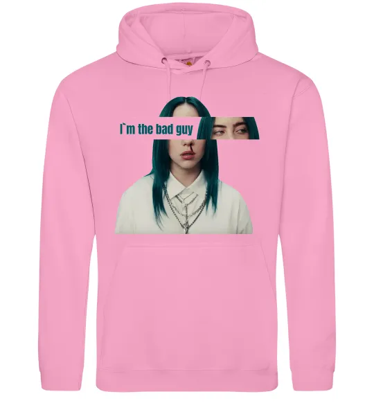 Чоловіча толстовка (худі) I`m the bad guy Рожевий фото