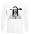 Лонгслив I`m the bad guy Белый фото