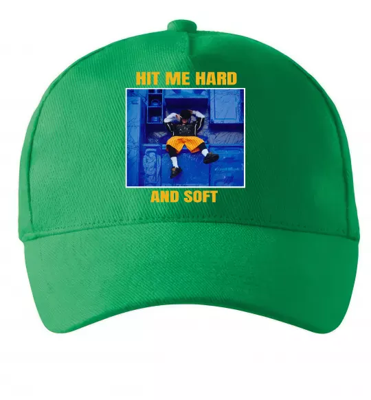 Кепка Hit me hard and soft Зелений фото