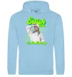 Жіноча толстовка (худі) Eilish Billie Блакитний фото