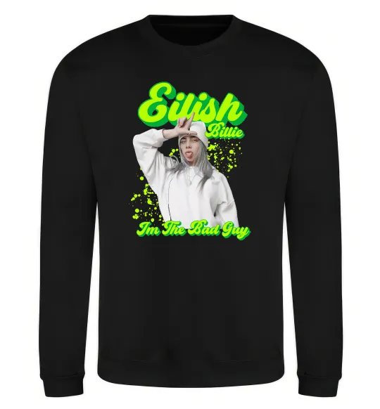 Світшот Eilish Billie Чорний фото