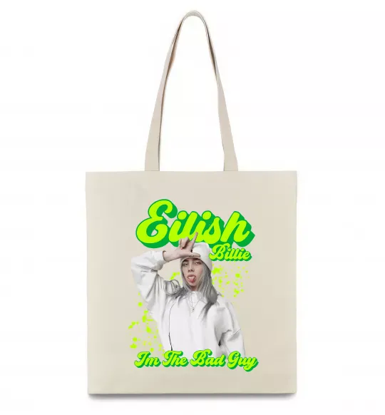 Еко-сумка Eilish Billie Бежевий фото