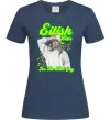 Женская футболка Eilish Billie Темно-синий фото